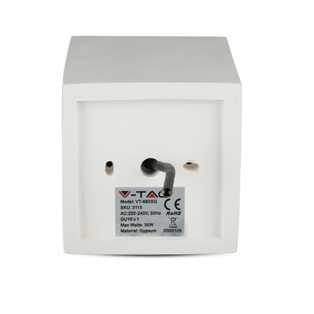 Spot GU10 Square weiß/rosa gold VT-860 V-TAC - 5 Jahre Garantie