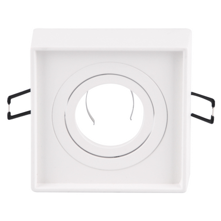 Deckeneinbauleuchte MR16 GAJA Tuba Spot Square Movable Weiß GOLDLUX