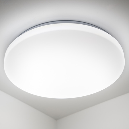 Plafond LED-Anbauleuchte SALUS2 48W IP44 CCT Weiß Rund 40cm + LUMILED PILOT