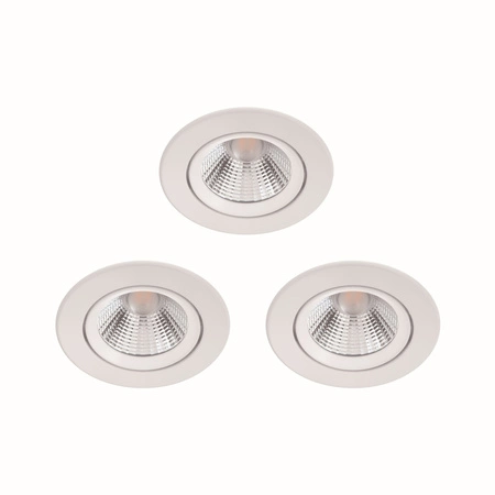 3x LED SPARKLE 5.5W 2700K dimmbare LED-Einbauleuchte Rund weiß PHILIPS