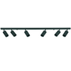 Streifenleuchte Decken- und Wandleuchte LED 6 xGU10 MARIBEL Schwarz GOLDLUX (Polux)