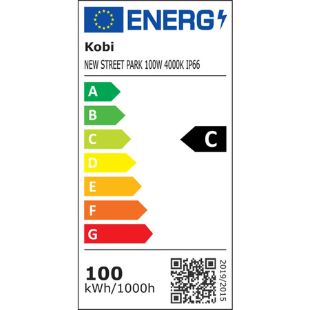 Park Straßenlaterne LED Straßenleuchte New Street 100W 17000lm 4000K KOBI