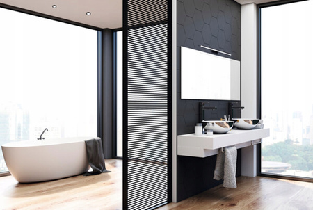 LED-Badezimmer-Wandleuchte ASTEN 15W 4000K 1450lm 90cm IP44 Spiegelleuchte Weiß KANLUX