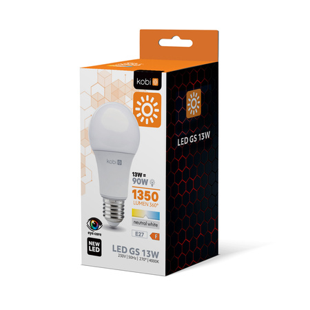 LED-Lampe E27 Ball 13W 1350lm 4000K Neutral 270° Kobi