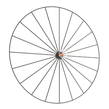 SIRKEL E27 Wandleuchte mit Runddraht 30cm Schwarz SOLLUX