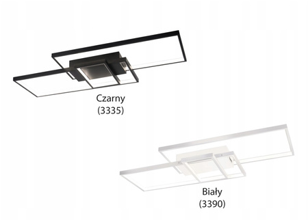 LED-Kronleuchter-Deckenleuchte 90W CCT GALAXIS VELA Weiß + Fernbedienung