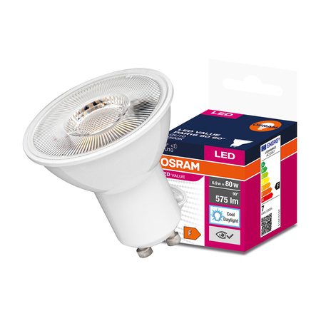 GU10 LED Leuchtmittel 6,9W = 80W 575lm 6500K kalt 60° OSRAM Value