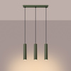 Hängelampe Tuba Spot 3x GU10 Olive Lagos Ocean Green SL.1486 Sollux