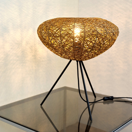 Tischlampe Schreibtisch Leuchte Stehend Dekorativ E27 Beige USB-C Dekor Ledvance