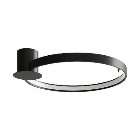 Aufbaumontage RIO LED 30W 4000K Deckenaufbauleuchten Rund 55cm Schwarz SOLLUX