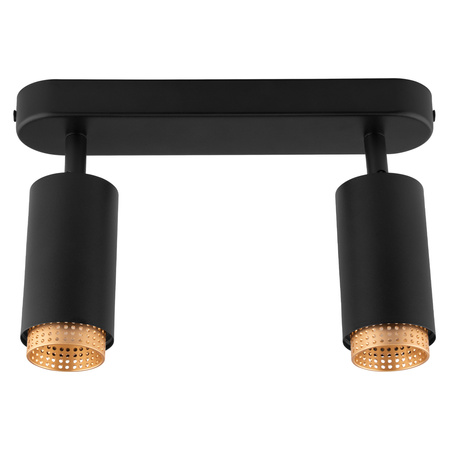 SPOT TUBA Reflektor-Deckenleuchte GU10 Schwarz ELIGIS LUMILED