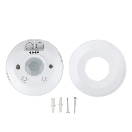 Infrarot-PIR-Bewegungsmelder 360° IP20 WEISS Oberflächenmontage Decke Wand verstellbar V-TAC