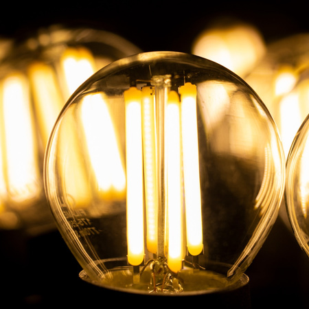 Lichterkette für den Außenbereich Gartengirlande 15 m 15 xE27 LED 7 W 3000 K Lumiled