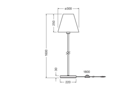 Dekor Stehleuchte Stehend E27 Braun Grün Dekor Ledvance