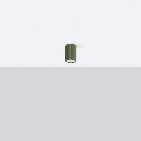 Tuba Spot GU10 Olive Carbon Deep Space SL-Deckenleuchte.1606 Sollux