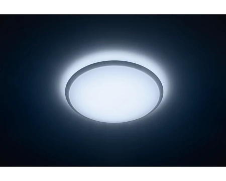 Plafond LED-Anbauleuchte WAWEL 20W CCT Dimmbar 38cm Weiß Rund PHILIPS