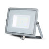 LED Fluter 50W 4000lm 3000K IP65 Weiß mit Bewegungssensor und CUT-OFF-Funktion Samsung Chip VT-50-SW V-TAC