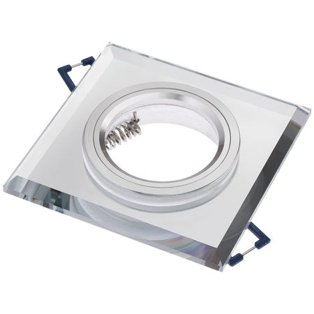 Glas-Einbaustrahler GU10, MR16 Einbauspot HALOGEN Quadrat Fest ARIEL LUMILED