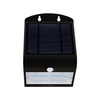 3W Solar-LED-Wandleuchte 4000K+3000K mit Bewegungssensor Schwarz VT-768 V-TAC