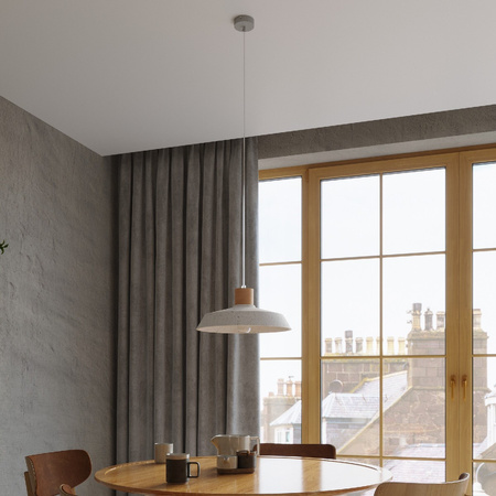 AFRA E27 Loft Pendelleuchte Grau SOLLUX