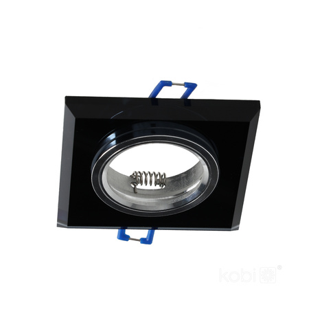 Flush Mount GU10 Halogen Einbaustrahler Mesh Schwarz Quadratisch Kobi