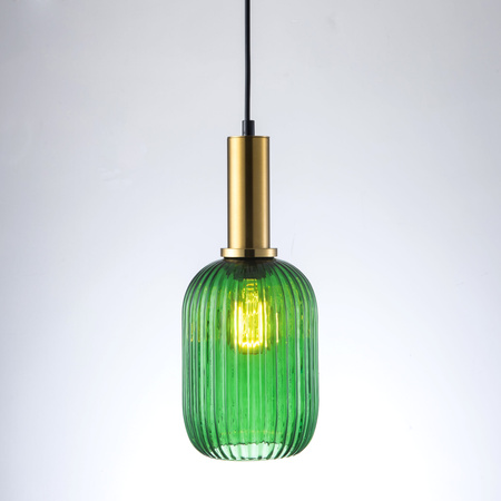 E27 Grün-Gold Suffolk Sanico Goldlux Dekorative Hängedeckenlampe