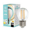 LED-Lampe E27 Ball 4W 470lm 3000K Warm 360° Filament Line Kobi