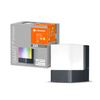 Smarte LED-Gartenwandleuchte 9,5W RGB+W Dunkelgrau SMART+ WiFi CUBE LEDVANCE