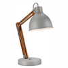 MARCELLO E27 Braun Silber Loft Tischlampe LN-1.96 Lamkur