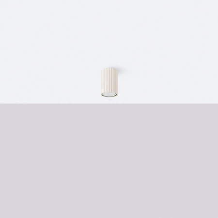 Tuba Spot GU10 Beige Carbon Deep Space SL-Deckenleuchte.1587 Sollux