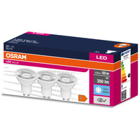 3x LED Lampe GU10 4,5W = 50W 350lm 4000K Neutral 36° OSRAM VALUE