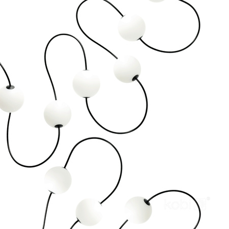 Wasser Girlande Außenbeleuchtung Kette für Schwimmbad Teich 7.74m 10x LED Kugel 10W 2500K Kobi