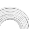 Antennen Koaxialkabel Kupfer Gel CU Terrestrisch 4K Full HD Weiß 30M VAYOX