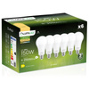 6x LED Lampen E27, Glühbirne A80 18W = 150W 2500lm 260° 3000K warm LUMILED