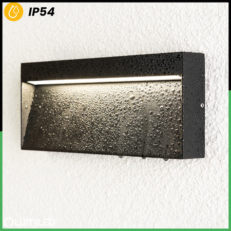 Wandleuchte Außen, Garten-Wandleuchte IP54 6W PIVAR LUMILED