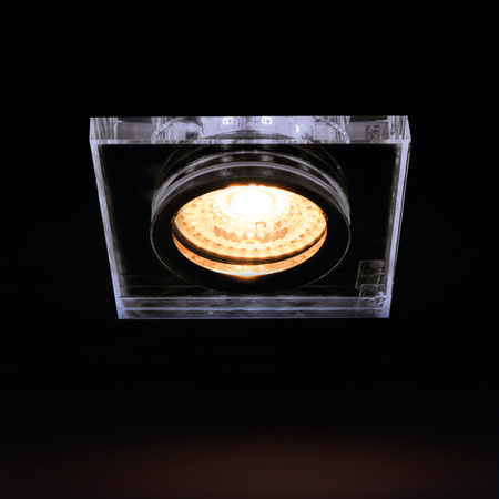 Deckeneinbauleuchte SOREN PAR16 GU10 Transparent Kaltrund KANLUX