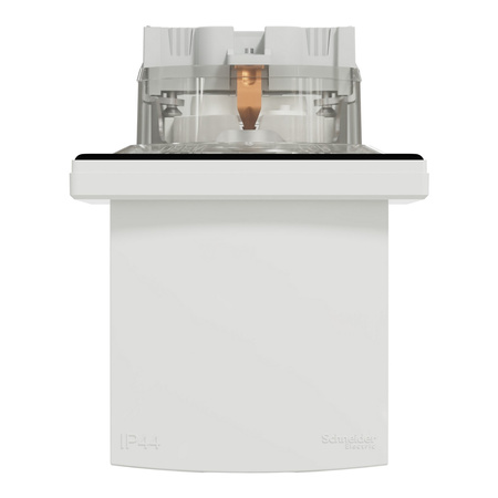 Einzelsteckdose mit Rahmen IP44 Einzelsteckdose mit Klappe SCHNEIDER ASFORA