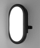 LED-Wandleuchte 11W 4000K IP54 Hermetisch Außen Schwarz BULKHEAD LEDVANCE
