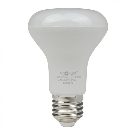 LED-Reflektor-Lampe R63 E27 10W 900lm 3000K Warm Ecolight