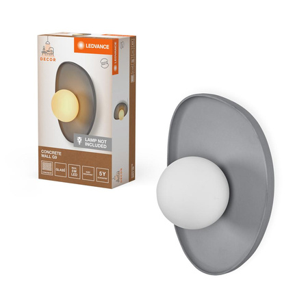 Dekorative Wandleuchte Wandanbau G9 grau Dekor Ledvance