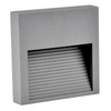 LED-Gartenanbau-Treppenleuchte 3W 60lm IP44 4000K grau quadratisch Q9 GOLDLUX (Polux)