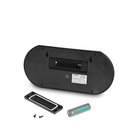 Flutlicht Solarlampe mit Sensor 500lm 5000K Neutral 120° 3.2V IP54 IK07 Anbaumontage Schwarz VIDEX