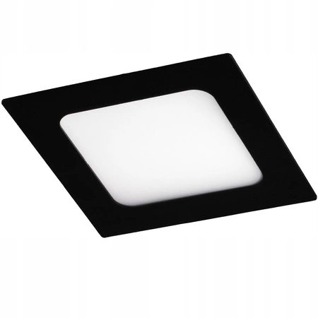 LED Panel Decke 6W 4000K 360lm 11cm Quadratisch Aufbaumontage Schwarz