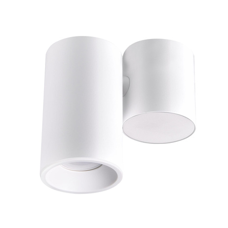 HOBRO GU10 Aufbau-Deckenleuchte Tube Spot beweglich weiß GOLDLUX (Polux)