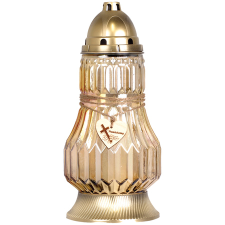 4x We Remember Glaskerze 72-Stunden-Einsatz ganzjährig 35 cm