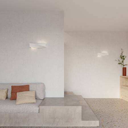 SOLLUX Wandleuchte Wand SIGNMA E27 Up-Down Keramik Modern Weiß