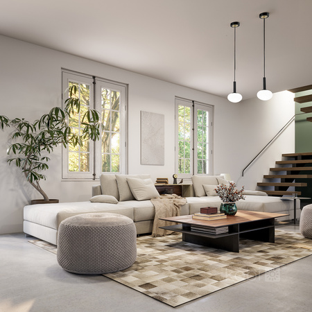 Dekorative Hängeleuchte Überhang G9 Schwarz Gold Elegance Kobi