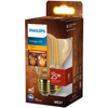 E27 A60 LED Lampen 3,1 W = 25 W, 250 lm, 1800 K, warmes Filament, bernsteinfarben, PHILIPS
