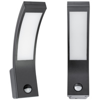 Garten-Wandleuchte für den Außenbereich LED 10W 4000K IP54 mit Bewegungs- und Dämmerungssensor