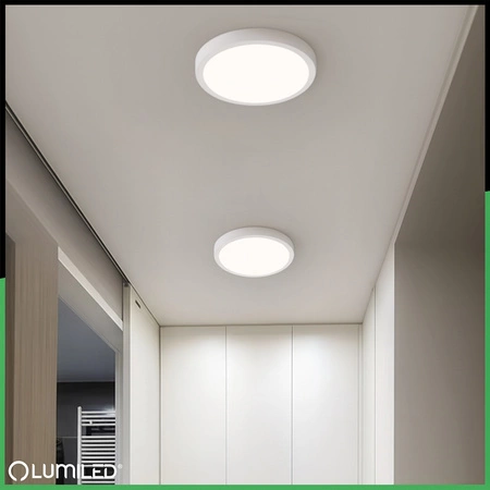 LED-Deckenanbauleuchte 24W Circular 4000K GLOW Weiß LUMILED